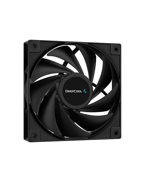 Кулер для процессора DEEPCOOL AG400 LGA1700/1200/115X/AM5/AM4 (18шт/кор, TDP 220W, PWM, Fan 120mm, 4 тепл. Трубки, черный) RET