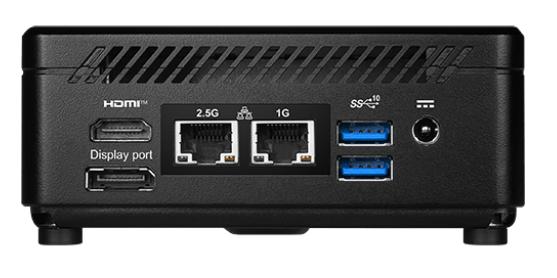 Платформа для сборки MSI Cubi 5 12M Core i5-1235U (1.3GHz), 8Gb DDR4 UDIMM, 512GB SSD M.2, Intel UHD Graphics, noDVD, WiFi, BT, 65W, VESA Mount kit, no keyboard&mouse, Win11Pro Rus, 1y war-ty