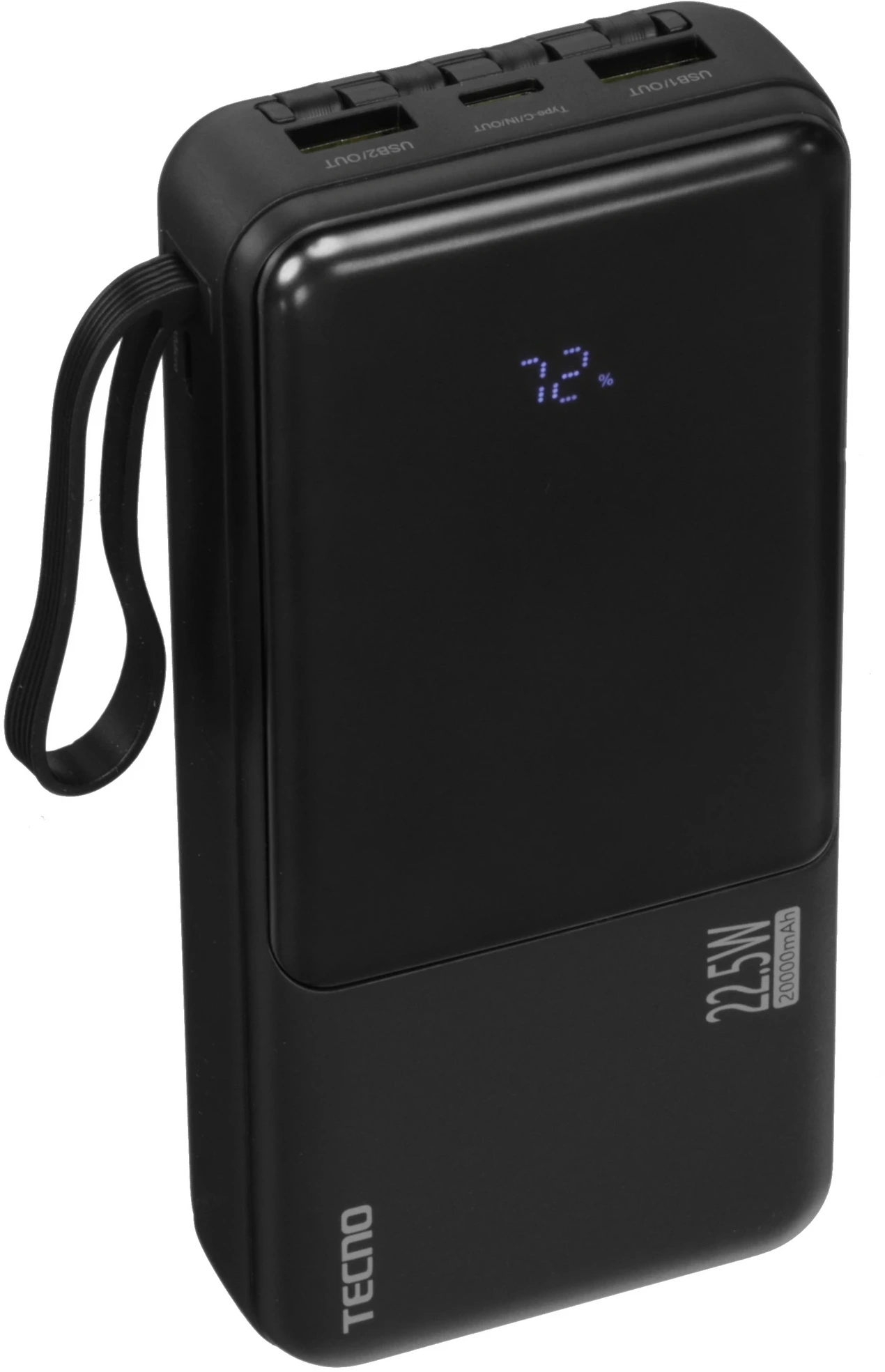 Мобильный аккумулятор Tecno Pocket L201Q 20000mAh QC3.0/PD 22.5W 3A USB-A/2xUSB-C черный (L201Q) Мобильный аккумулятор Tecno Pocket L201Q 20000mAh QC3.0/PD 22.5W 3A USB-A/2xUSB-C черный (L201Q)