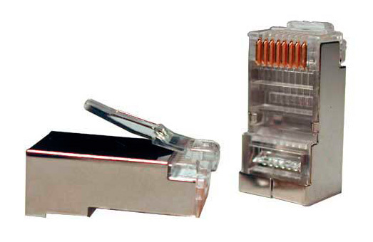 Коннектор Hyperline (PLUG-8P8C-U-C5-SH-100) FTP кат.5e RJ45 прозрачный (упак.:100шт) Коннектор Hyperline (PLUG-8P8C-U-C5-SH-100) FTP кат.5e RJ45 прозрачный (упак.:100шт)