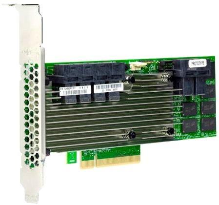 Контроллер Broadcom/LSI 9361-24I (05-50022-00) (PCI-E 3.0 x8, LP) SGL SAS 12G, RAID 0,1,5,6,10, 50,60, 24port (6*intSFF8643), 4GB onboard, каб.отдельно, 1 year