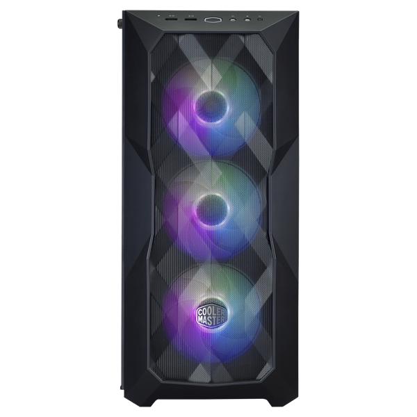 Корпус Cooler Master MasterBox TD500 MESH, USB3.0x2, 3x120 ARGB Fan, Black, ATX, w/o PSU