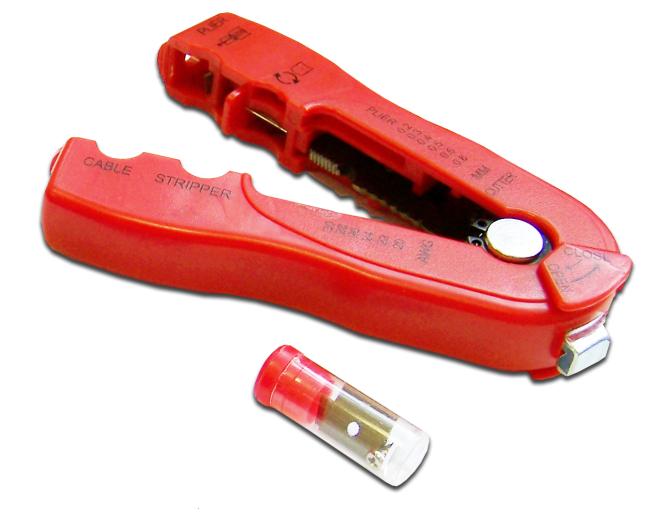  Инструмент для снятия изоляции 0.2 – 0.8 мм (20 – 30 AWG), красный