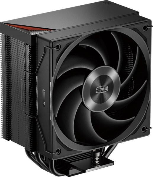 Кулер для процессора PCCooler RZ400 V2 BK, 120mm FAN, 4 HEAT PIPES, 4-PIN PWM, 500-2200 RPM, 32 DBA, FDB BEARING, LGA 1851/1700/1200/115X, AMD AM5/AM4