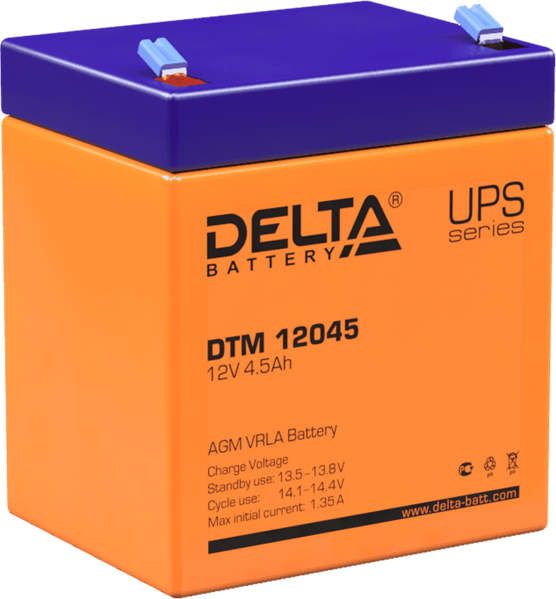Аккумуляторная батарея Delta Аккумуляторная батарея для ИБП 12V 4,5AH