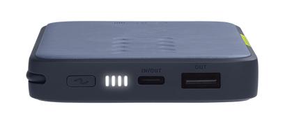  InfinityLab Power Bank InstantGo 10000 Built-in USB-C Cable, 30W, 1xUSB-C, 1xUSB-A, 0.230 кг, цвет синий