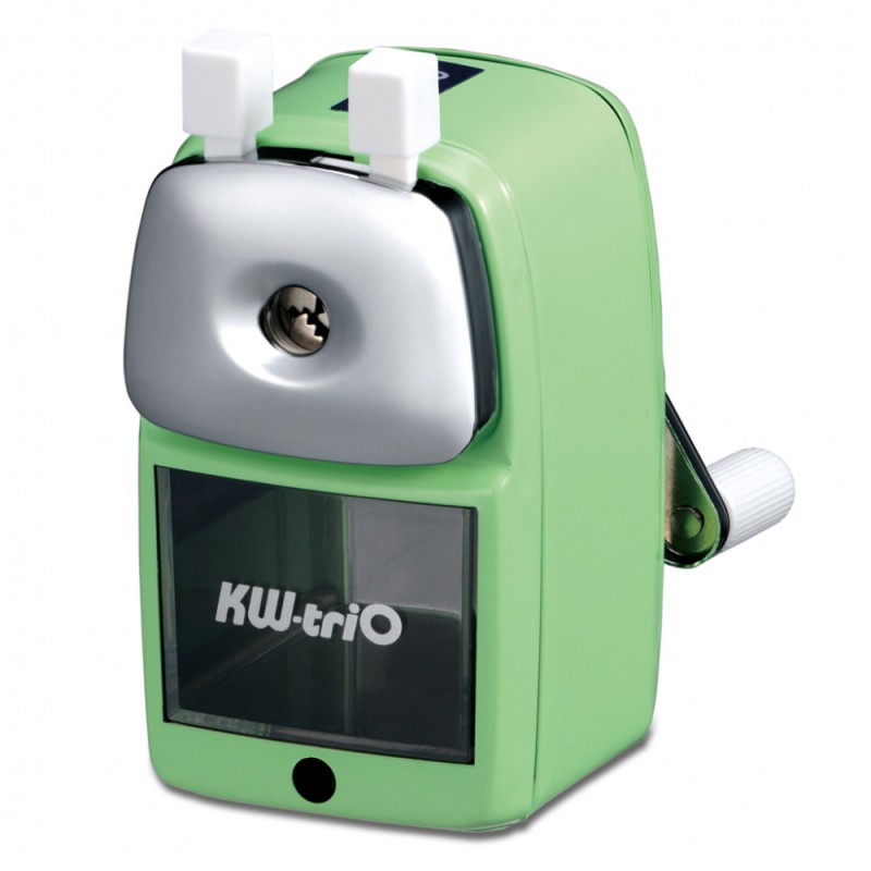 Точилка для карандашей механическая Kw-Trio 31VA 1 отверстие металл ассорти Точилка для карандашей механическая Kw-Trio 31VA 1 отверстие металл ассорти
