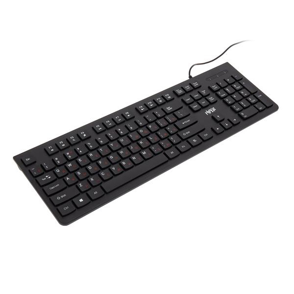 Клавиатура HIPER WIRED KEYBOARD OK-4000, USB, 104, 1.5m, black