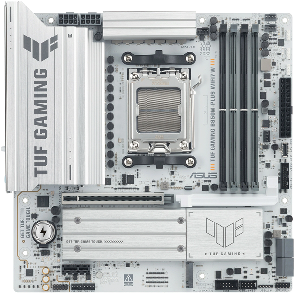 Материнская плата ASUS TUF GAMING B850M-PLUS WIFI7 WI, AM5, B850, 4*DDR5, 4*SATA, 3*M.2, 7*USB 3.2, 4*USB 2.0, Type-C, 1*PCIx16, 1*PCIx1, DP+HDMI, mATX; 90MB1MD0-M0EAY0 Материнская плата ASUS TUF GAMING B850M-PLUS WIFI7 WI, AM5, B850, 4*DDR5, 4*SATA, 3*M.2, 7*USB 3.2, 4*USB 2.0, Type-C, 1*PCIx16, 1*PCIx1, DP+HDMI, mATX; 90MB1MD0-M0EAY0