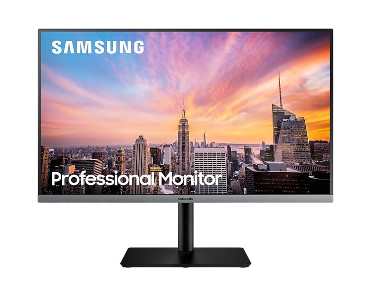 Монитор Samsung 27" S27R650FDU IPS LED 16:9 1920x1080 250cd 1000:1 178/178 5ms D-Sub HDMI DP 75Hz HAS Tilt Pivot Swivel VESA Dark Blue Gray 1 year