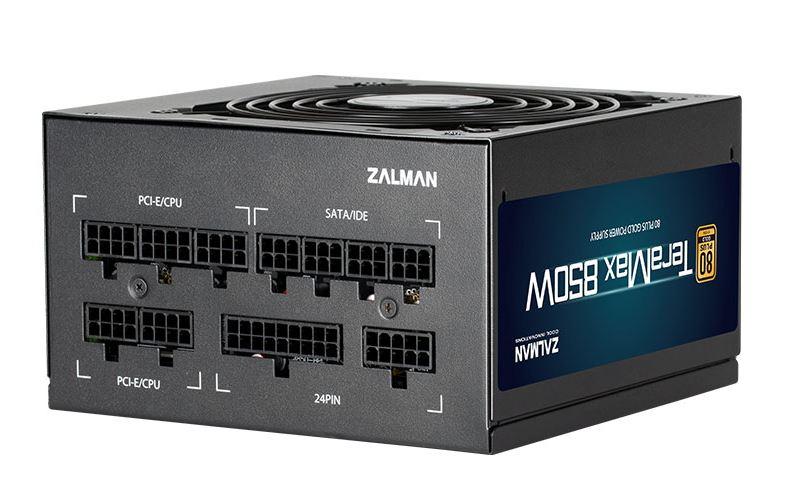 Блок питания Zalman ZM850-TMX, 850W, ATX12V v2.52, APFC, 12cm Fan, 80+ Gold, Full Modular, Retail