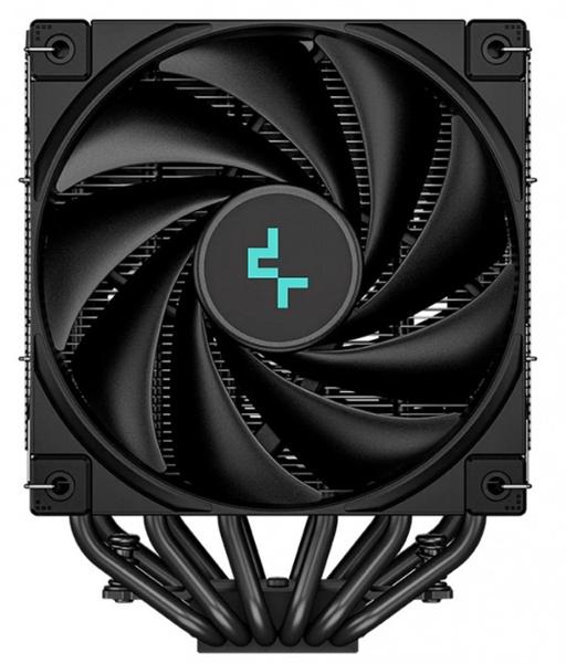 Кулер для процессора DEEPCOOL AK620 ZERO DARK LGA20XX/1700/1200/115X/AM5/AM4 (8шт/кор, TDP 260W, PWM, DUAL Fan 120mm, 6 тепл. трубок, черный) RET