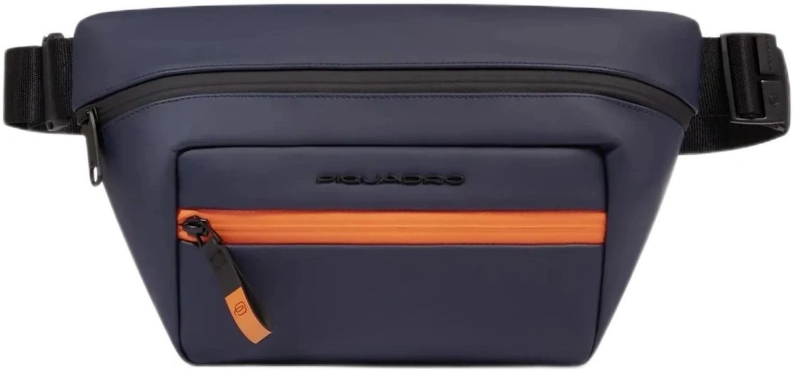 Сумка поясная Piquadro C2OW CA6940C2OW/BLU синяя полиуретан