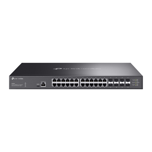 Коммутатор TP-Link SX3832, Omada 24-Port 10GBASE-T L2+ Managed Switch with 8 10GE SFP+ Slots