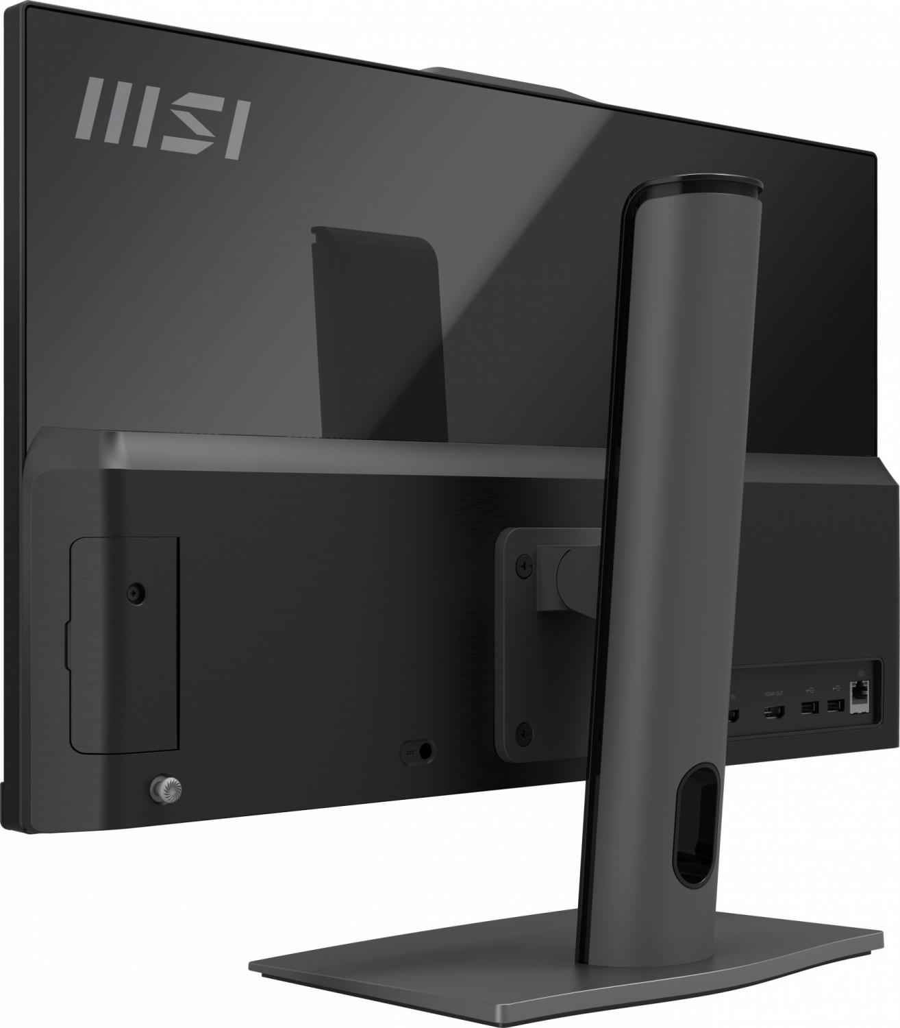 Моноблок MSI Pro Modern AM242P 12M AiO 23,8" FHD (1920x1080)IPS AG Non-touch, Core i5-1240P (1.7GHz), 16Gb DDR4(2x8Gb), 512GB SSD M.2, Intel UHD, WiFi, BT, camera, WirelessKB&mouse Eng/Rus, Win11Pro Rus,1y