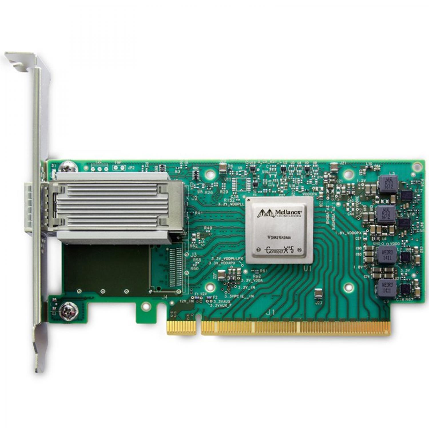 Сетевой адаптер Mellanox ConnectX-5 VPI Single Port EDR 100Gb/s InfiniBand Adapter Card, PCIe 3.0 x16