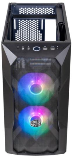 Корпус Cooler Master MasterCase TD300 Mesh, USB3.0x2, 2x120ARGBFans, Black, mATX, w/o PSU