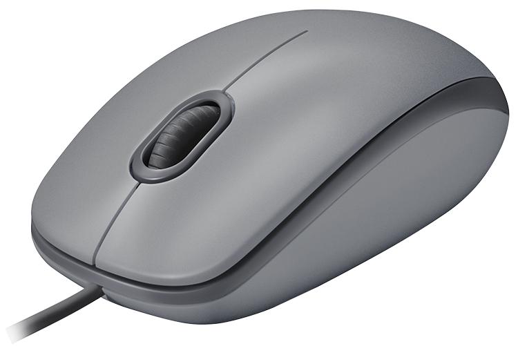 Мышь Logitech Mouse M110, USB, 1000dpi, Grey [910-005490]