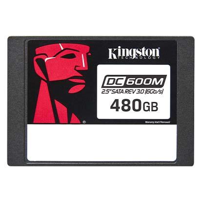 Твердотельный накопитель Kingston Enterprise SSD 480GB DC600M 2.5" SATA 3 R560/W470MB/s 3D TLC MTBF 2M 94 000/41 000 IOPS 876TBW (Mixed-Use) 3 years