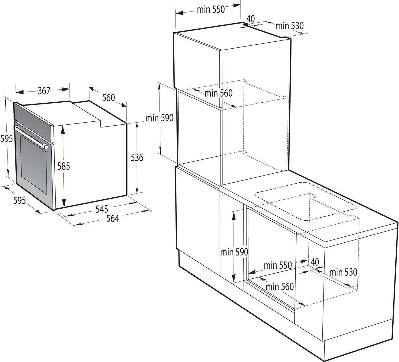 Духовой шкаф Электрический Gorenje BOS67371CLB черный Духовой шкаф Электрический Gorenje BOS67371CLB черный