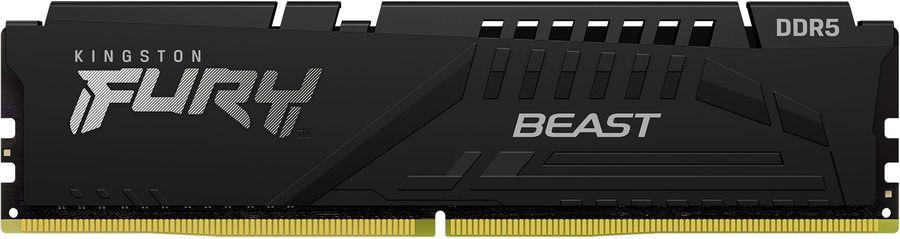 Оперативная память Kingston DDR5 32GB 5200MT/s DDR5 CL40 DIMM FURY Beast Black XMP