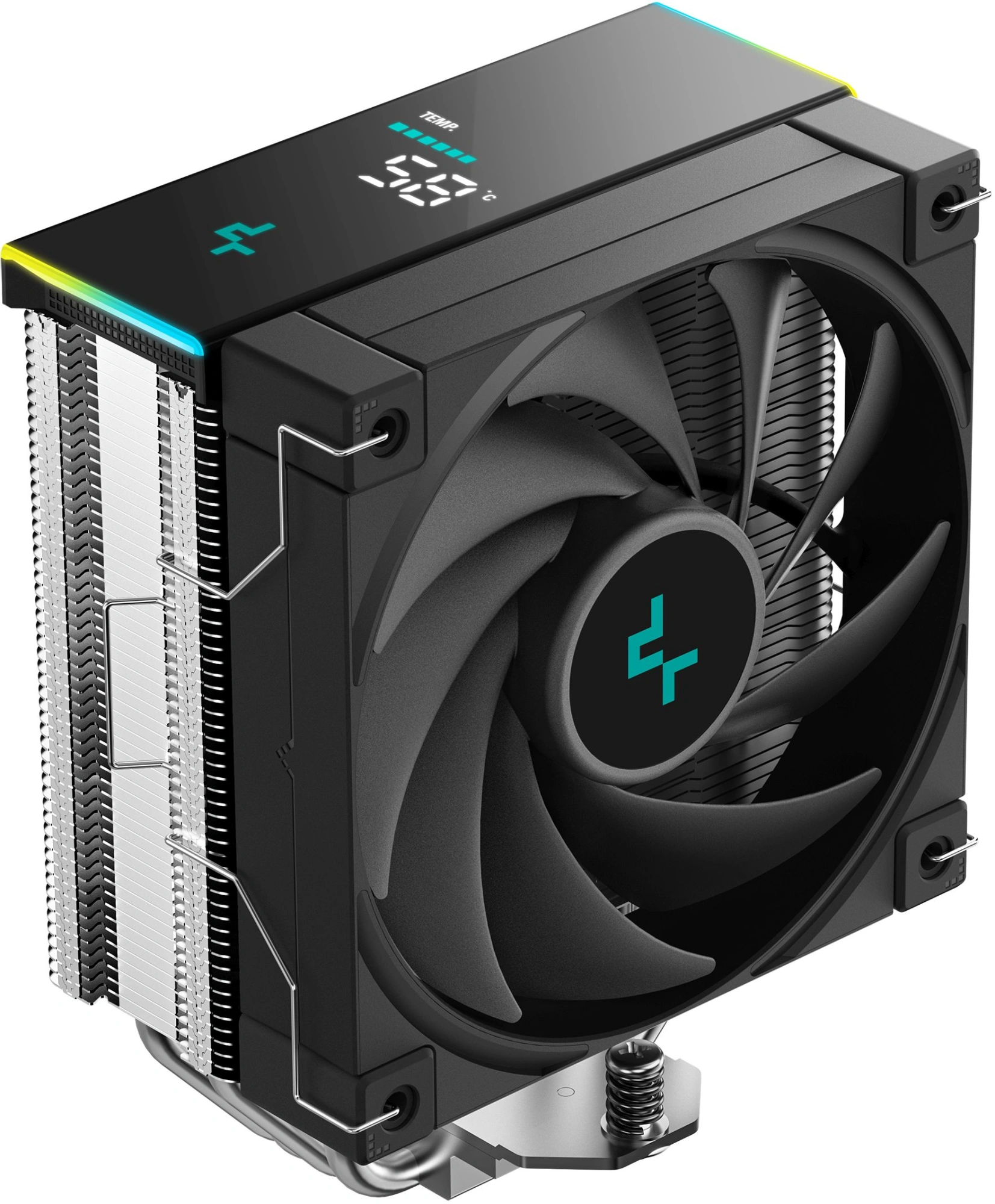 Устройство охлаждения(кулер) Deepcool AK400 Digital SE ARGB Soc-AM5/AM4/1200/1700/1851 черный 4-pin 19-28dB Al+Cu LCD 220W 812gr Ret (R-AK400-BKADMN-GJD) Устройство охлаждения(кулер) Deepcool AK400 Digital SE ARGB Soc-AM5/AM4/1200/1700/1851 черный 4-pin 19-28dB Al+Cu LCD 220W 812gr Ret (R-AK400-BKADMN-GJD)