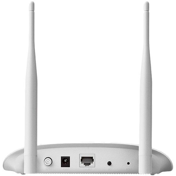  TP-Link TL-WA801N, N300 Wi-Fi точка доступа, до 300 Мбит/с на 2,4 ГГц, 2 фиксированные антенны, 1 порт 10/100 Мбит/с,Passive PoE