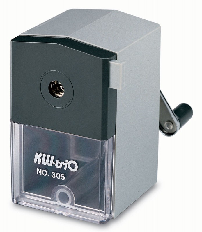 Точилка для карандашей механическая Kw-Trio 305A 1 отверстие пластик ассорти Точилка для карандашей механическая Kw-Trio 305A 1 отверстие пластик ассорти