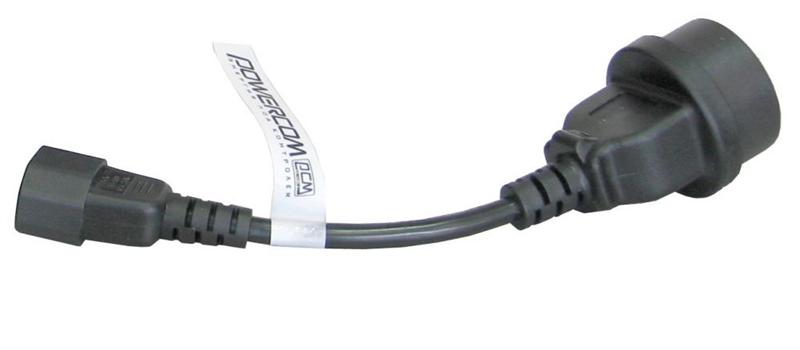 Кабель специальный powercom Powercom cord IEC 320 С14 to socket Type-F (504291)