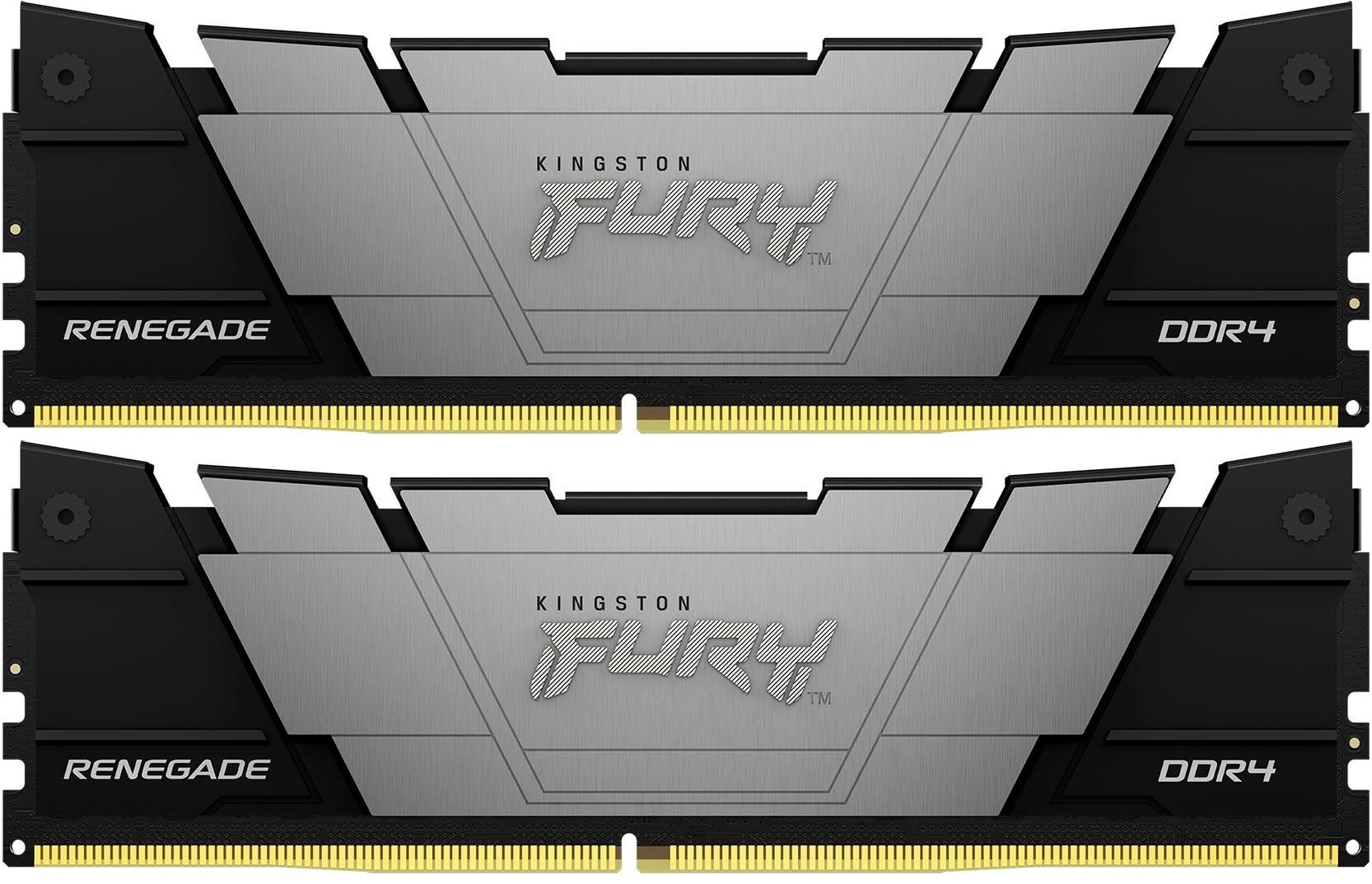 Модуль памяти Kingston 64GB DDR4 3600 DIMM FURY Renegade Black XMP KF432C16RB2K2/64 kit 2*32GB Non-ECC, CL16 ,1.35V, 2RX8,288pin