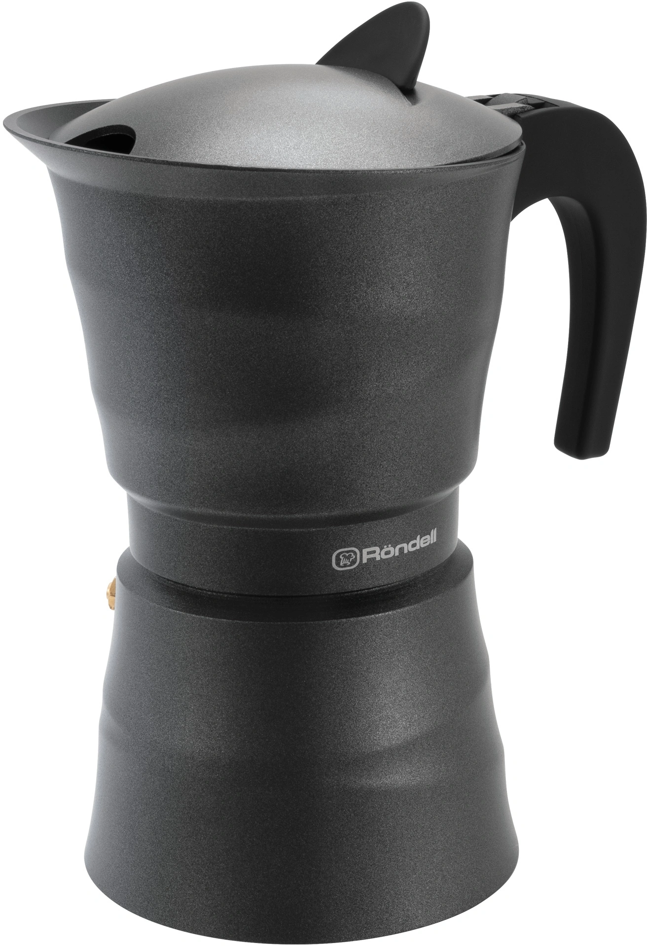 Кофеварка гейзерн./ Кофеварка гейзерн. Rondell Pacific Grey RDA-1901 0.45л алюминий серый