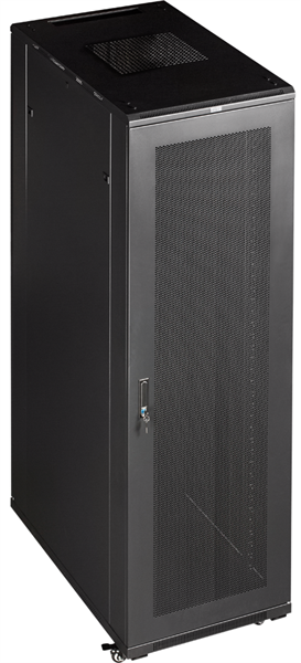 Шкаф Шкаф 19 Business, 47U 600x800, черный, передняя дв. перфорир., задняя дв. распашная перфорир. Шкаф Шкаф 19 Business, 47U 600x800, черный, передняя дв. перфорир., задняя дв. распашная перфорир.
