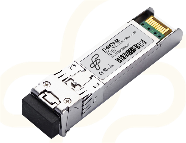 Трансивер FiberTrade модуль SFP28 , 25Гбит/с, 850нм, MMF, 100м, прошивка Huawei (аналог 02313URP, SFP-25G-SR)