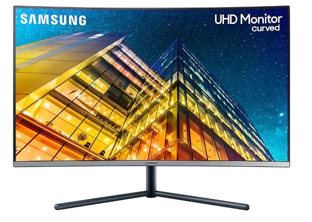 Монитор Samsung 31.5" U32R590CWM VA LED изогнутый 16:9 3840x2160 4ms 2500:1 250cd 178/178 HDMI DP 60Hz Tilt Dark Blue Gray 1 year