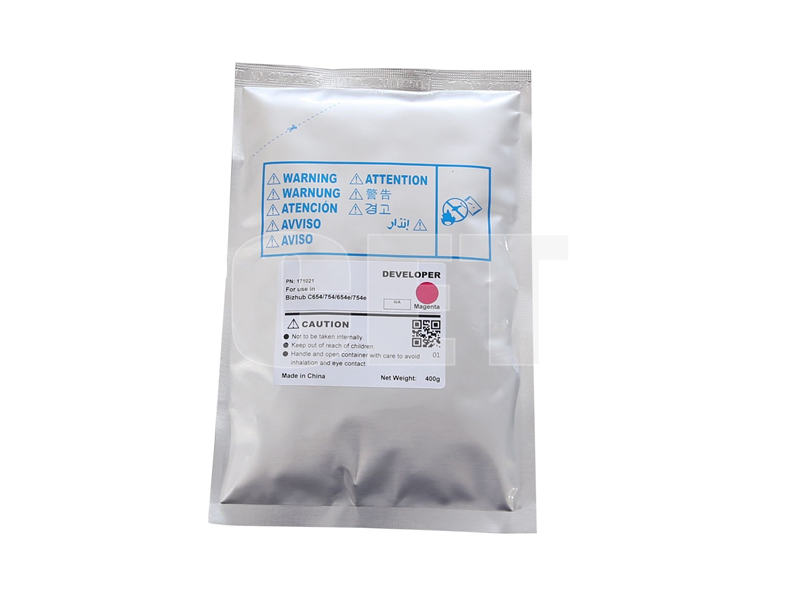 Тонеры и девелоперы Девелопер для KONICA MINOLTA Bizhub C654/C754/C654e/C754e (CET) Magenta, 400г, 155000 стр., CET171021