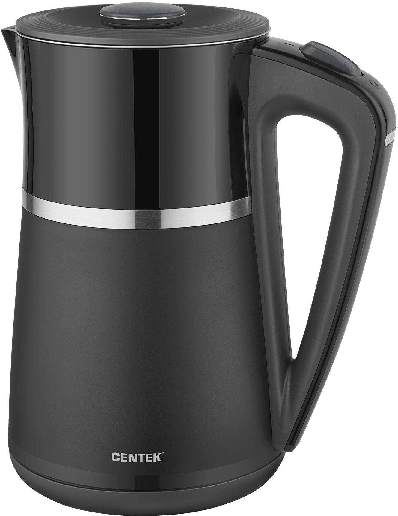 Чайник электрический Centek CT-0028 1.7л. 2200Вт черный корпус: пластик (CT-0028 BLACK)