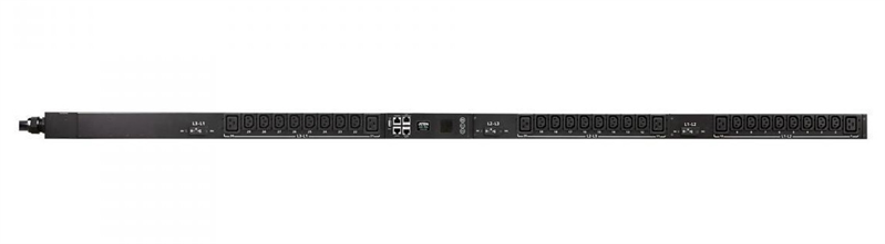 Блок распределения питания ATEN Rack PDU, Metered, Zero U, 3PH x 32A, 22kW, 400V, Output: (24) C13 & (6) C19, Input: IEC 60309 32A 3P+N+E , Power cord 3,0 m