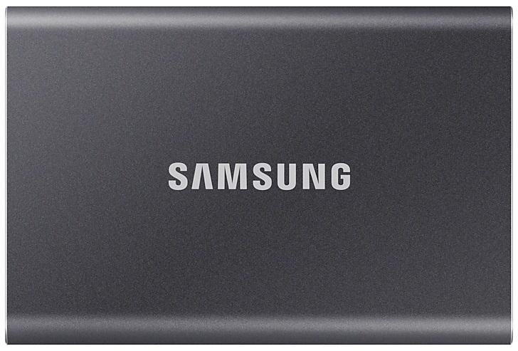 Тведотельный накопитель SSD Samsung T7 External 2Tb (2048GB) GREY USB 3.2 (MU-PC2T0T/WW)
