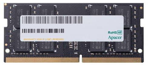Оперативная память Apacer  DDR4   16GB  2666MHz SO-DIMM (PC4-21300) CL19 1.2V (Retail) 1024*8  3 years (AS16GGB26CQYBGH/ES.16G2V.GNH)