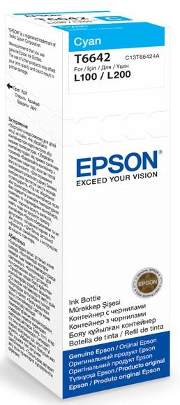  Контейнер с чернилами Epson 664 70 мл голубой для L1300