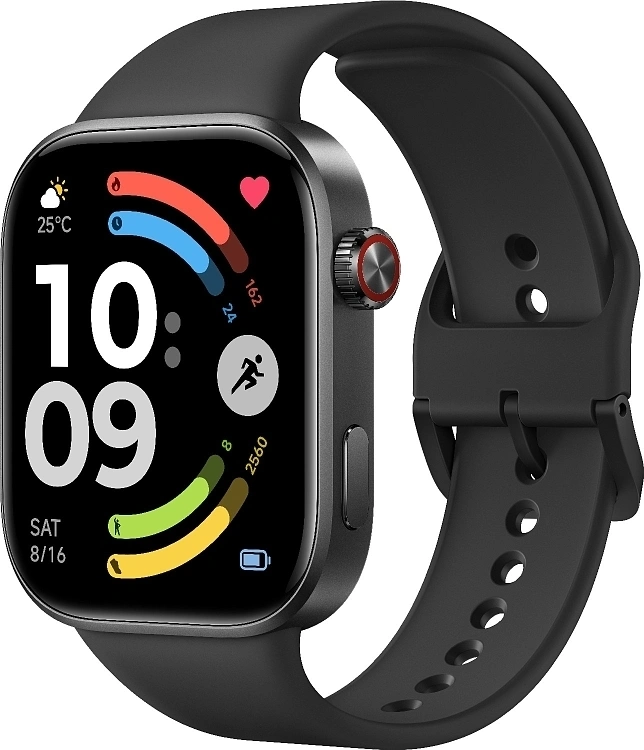 Смарт-часы Xiaomi Redmi Watch 6 2.07" AMOLED корп.черный рем.черный разм.брасл.:135-205мм (BHR08CIGL)