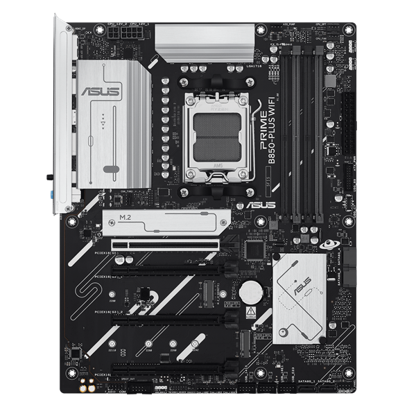 Материнская плата ASUS PRIME B850-PLUS WIFI, AM5, B850, 4*DDR5, 4*SATA, 3*M.2, 5*USB 3.2, 2*USB 2.0, Type-C, 5*PCIx16, DP+HDMI, ATX; 90MB1L80-M0EAY0 Материнская плата ASUS PRIME B850-PLUS WIFI, AM5, B850, 4*DDR5, 4*SATA, 3*M.2, 5*USB 3.2, 2*USB 2.0, Type-C, 5*PCIx16, DP+HDMI, ATX; 90MB1L80-M0EAY0