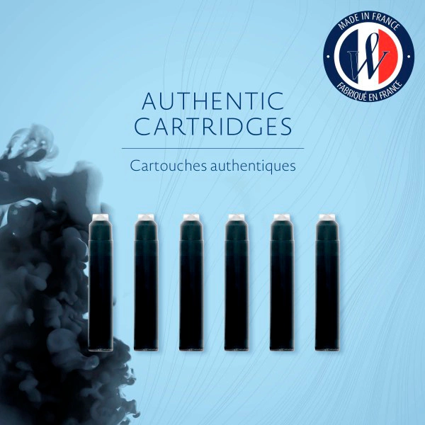 Картридж Waterman International 52011 (S0110940) Intense Black чернила для ручек перьевых (6шт)