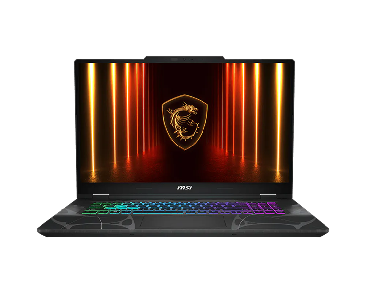 ноутбук MSI Cyborg 17 B2RWFKG Core 7-240H 17.3" FHD (1920*1080),144Hz DDR5 16GB ( 8GB*2) ,1TB SSD,NV RTX 5060 (8GB GDDR7),55.2Whr,2,5kg,DOS,1y,Translucent Black