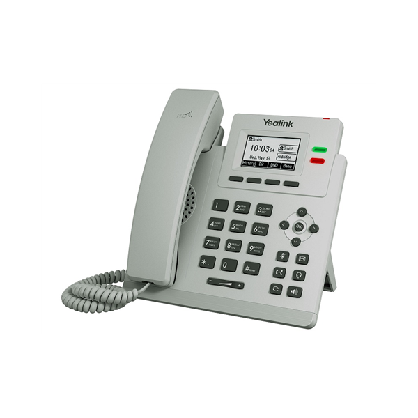 телефон YEALINK SIP-T31P, цвет светло-серый, 2 аккаунта, PoE, шт