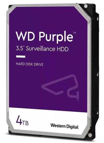 Жесткий диск Western Digital HDD SATA-III  4Tb Purple WD42PURZ, IntelliPower, 256MB buffer (DV&NVR), 1 year