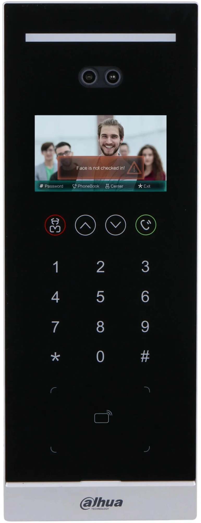 Видеопанель Dahua DHI-VTO6531H-S2 цветной сигнал CMOS цвет панели: черный