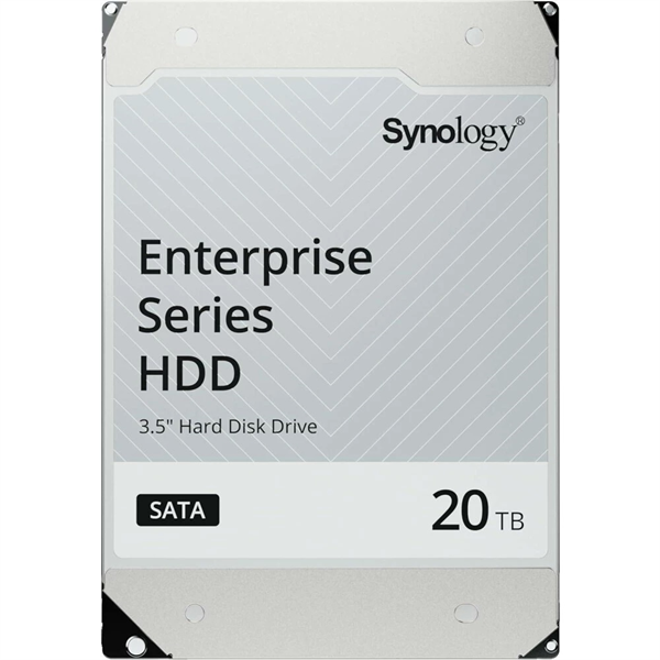 Жесткий диск Synology HDD SATA 3,5" 20Tb, 7200 rpm, 512Mb buffer, MTTF 2,5M, 1YW