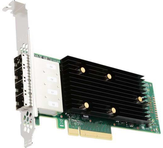 плата контроллера Broadcom HBA Controller 9400-16e, PCIe 3.1 x8 LP, Tri-Mode SAS/SATA/NVMe 12G HBA, 16port (4*ext SFF8644), SAS3416, 1 year плата контроллера Broadcom HBA Controller 9400-16e, PCIe 3.1 x8 LP, Tri-Mode SAS/SATA/NVMe 12G HBA, 16port (4*ext SFF8644), SAS3416, 1 year