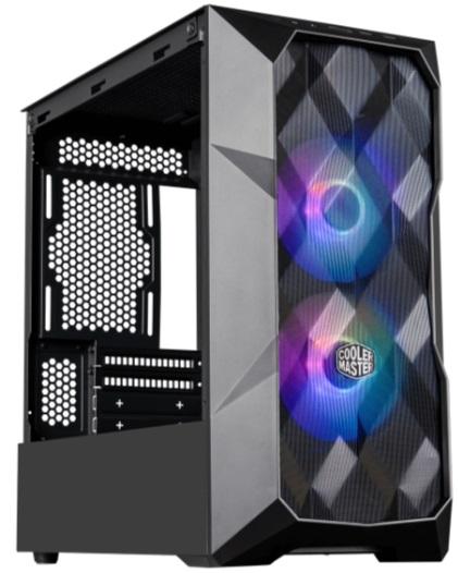 Корпус Cooler Master MasterCase TD300 Mesh, USB3.0x2, 2x120ARGBFans, Black, mATX, w/o PSU